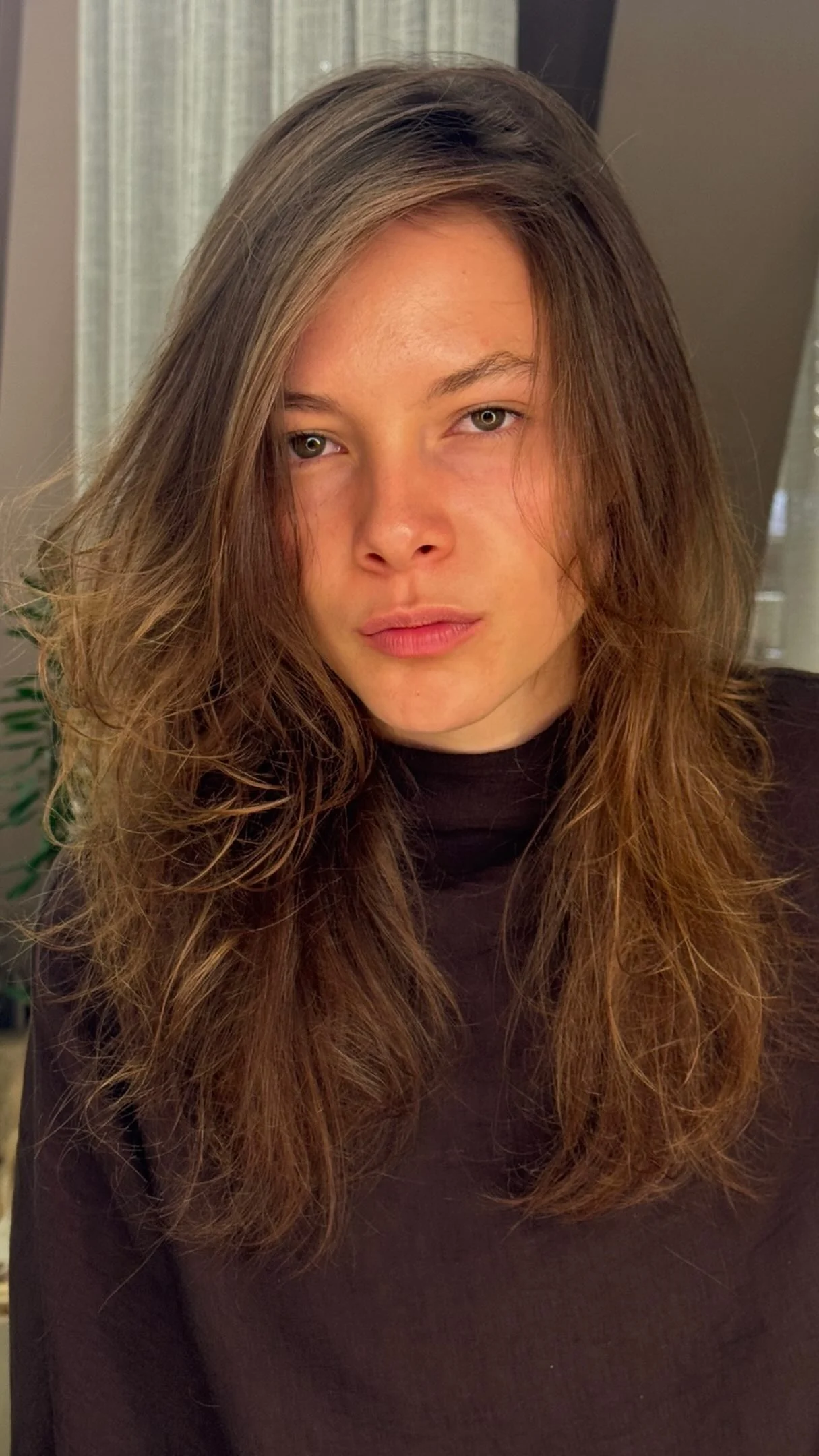 Corte em camadas com acabamento leve